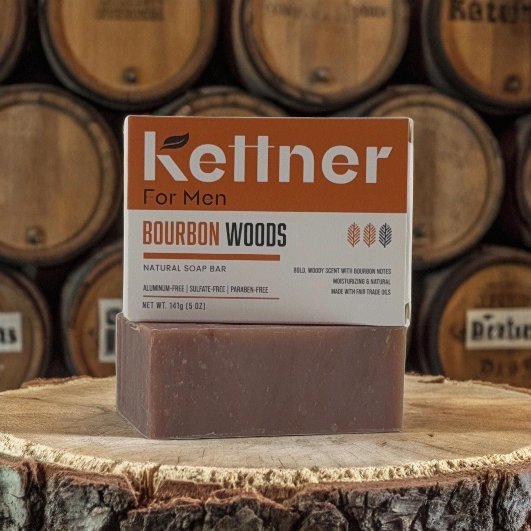 Bourbon Woods Natural Soap Bar – 5 oz