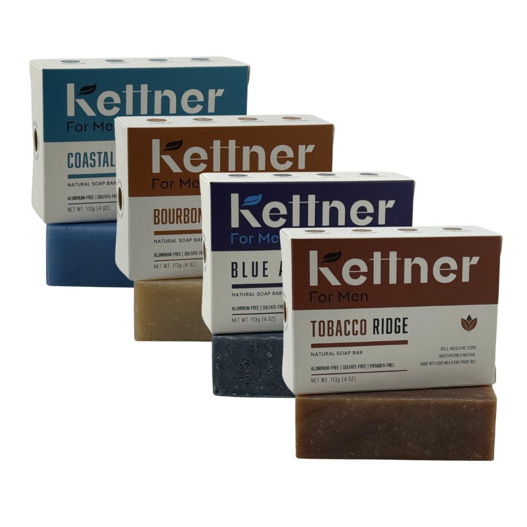 Essentials Variety Pack Natural Soap by Kettner For Men