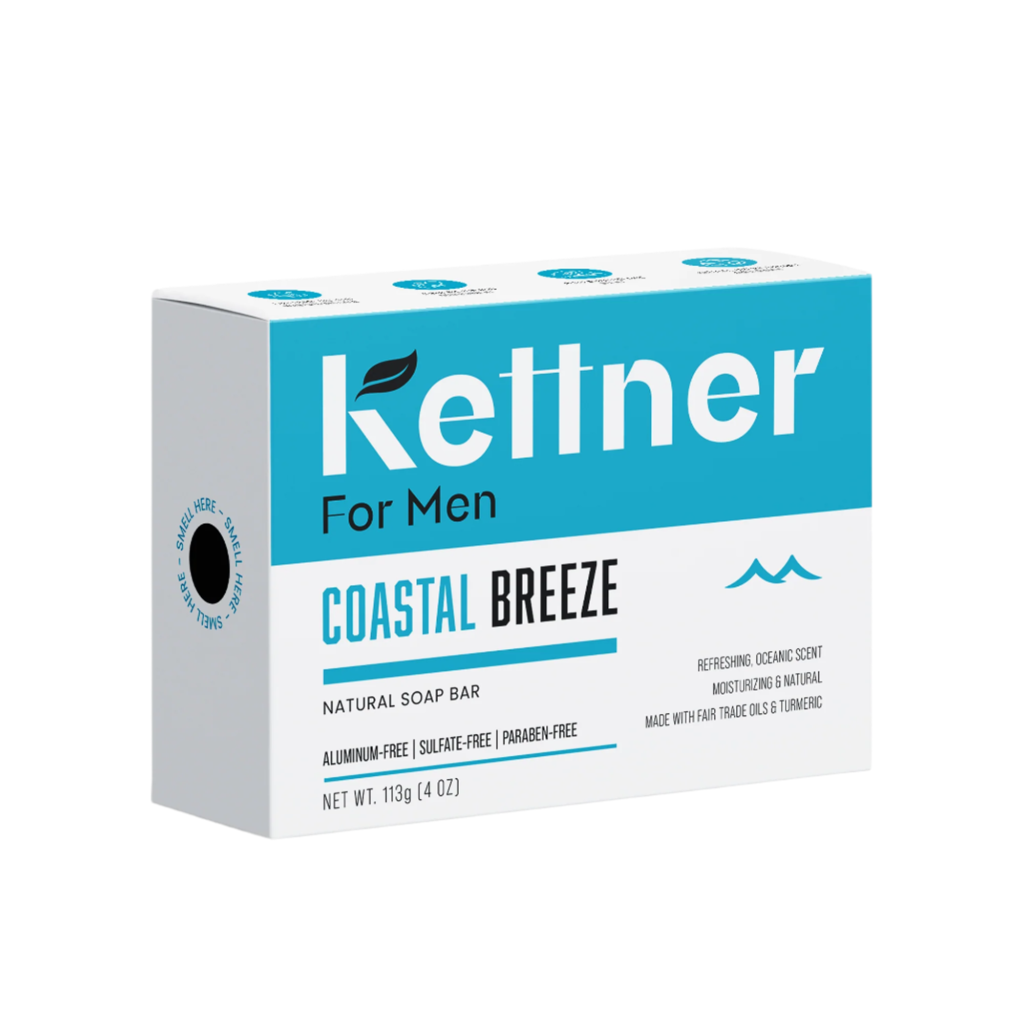 Coastal Breeze Natural Soap Bar by Kettner For Men