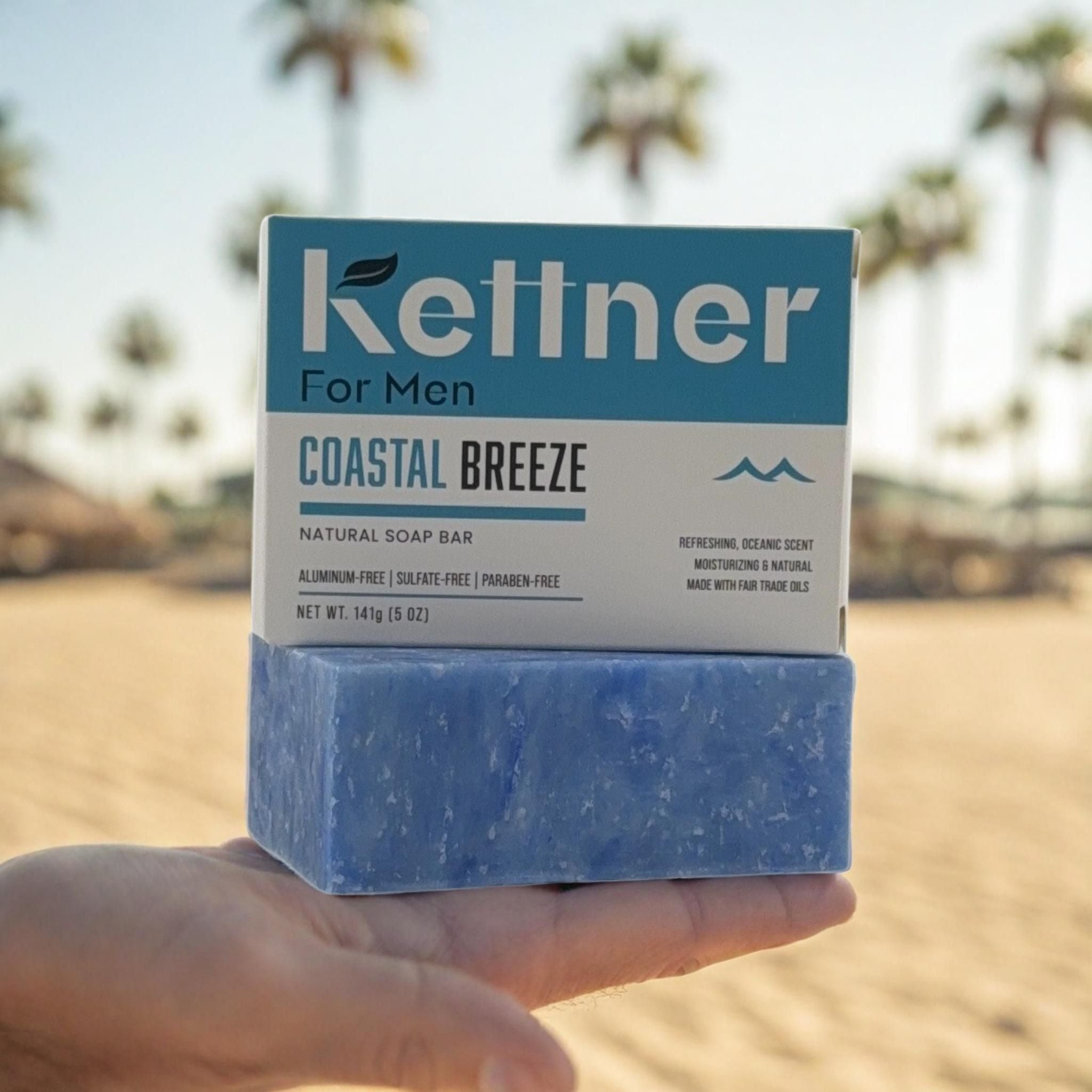 Coastal Breeze Natural Soap Bar – 5 oz