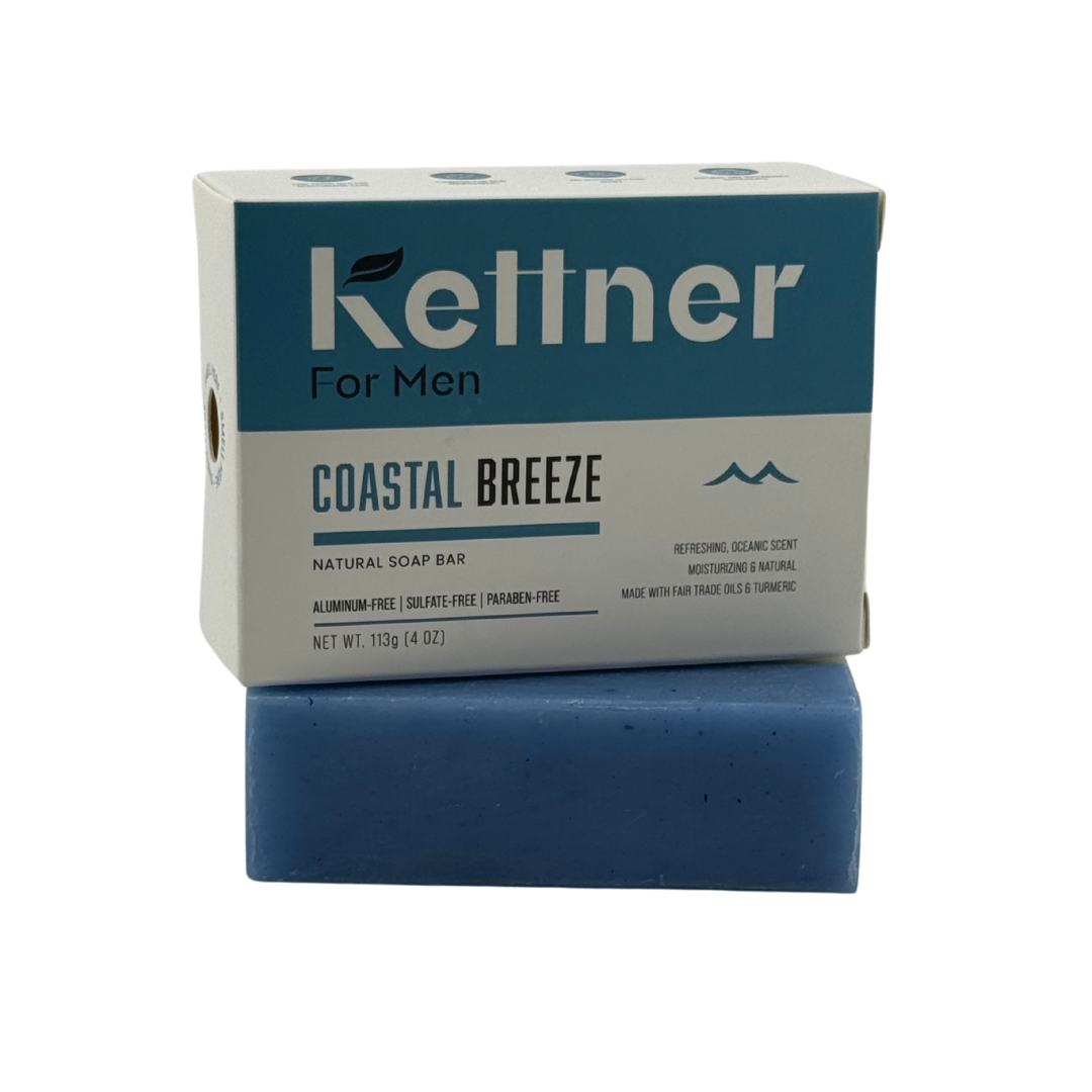 Coastal Breeze Natural Soap Bar by Kettner For Men