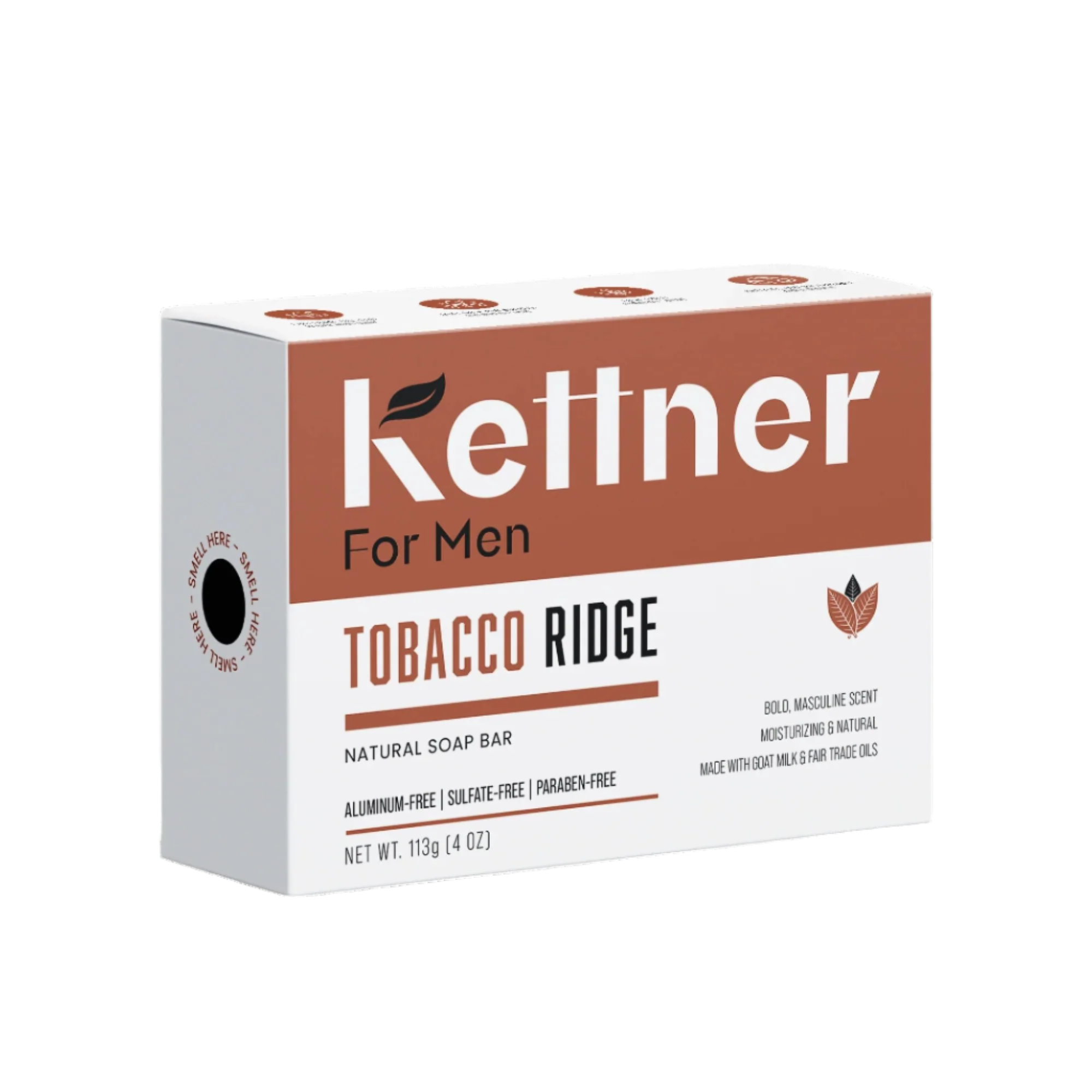 Tobacco Ridge Natural Soap Bar by Kettner For Men