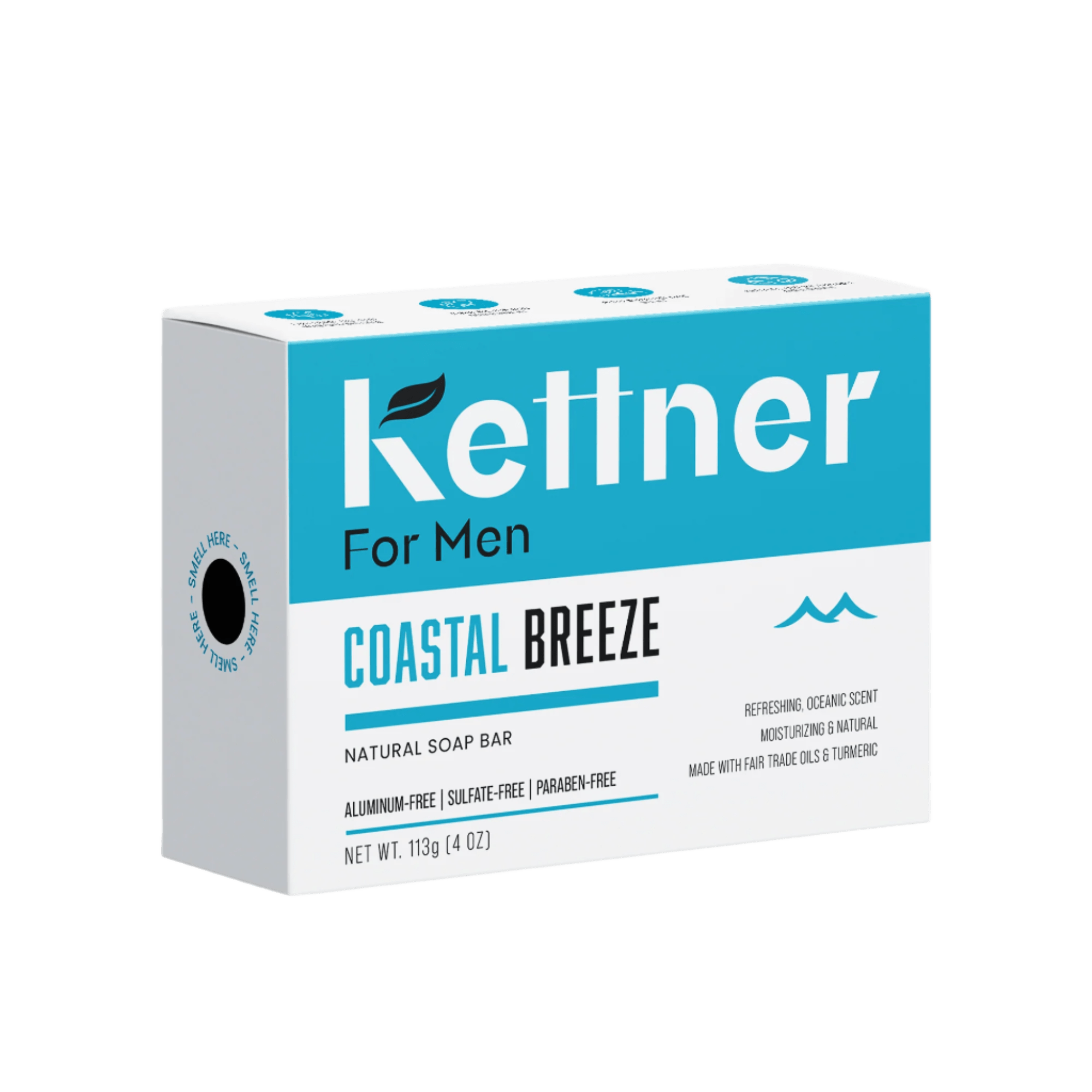 Coastal Breeze Natural Soap Bar by Kettner For Men - Kettner For Men