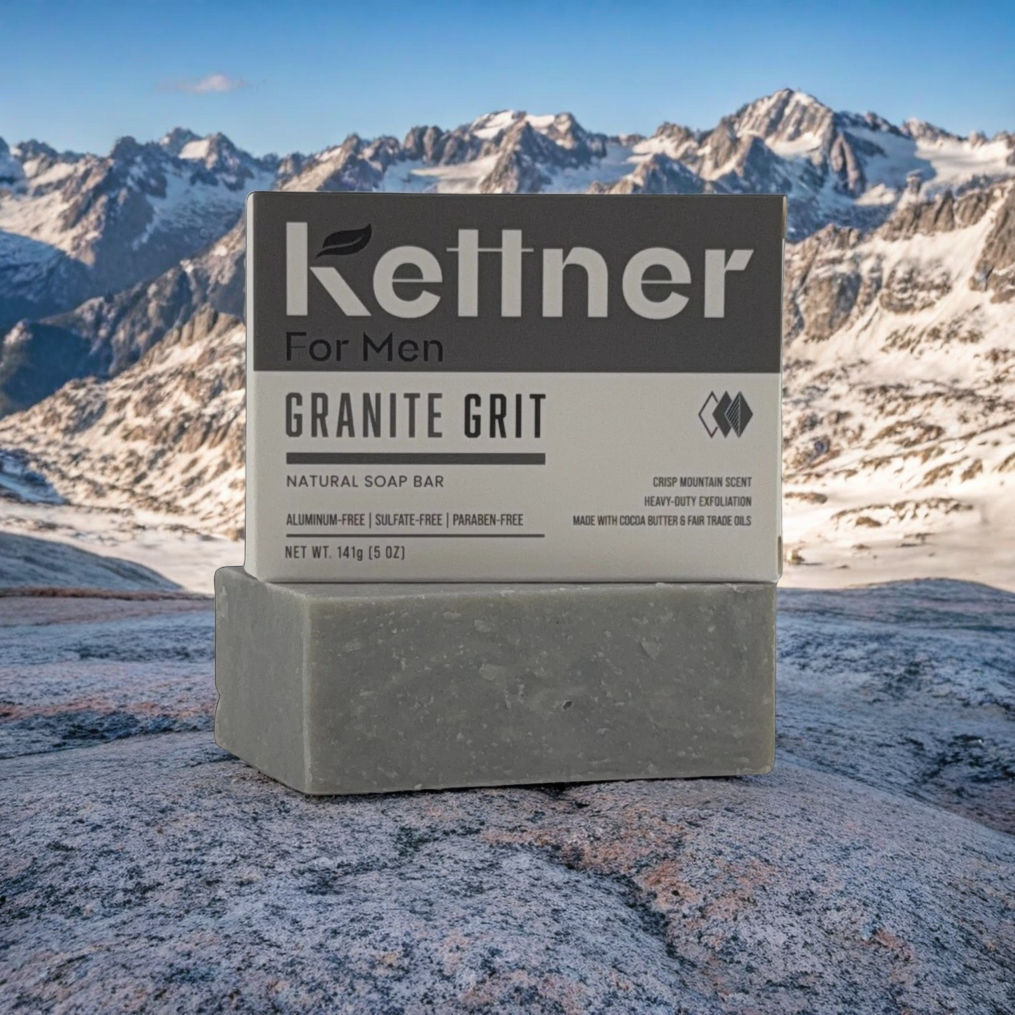 Granite Grit Natural Soap Bar – 5 oz